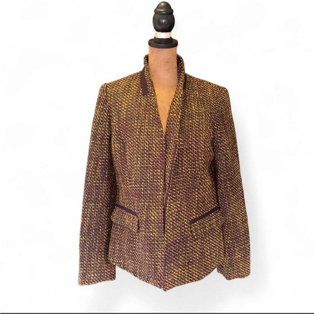 Women's Brown Tweed Jacket Pendleton Size 10
